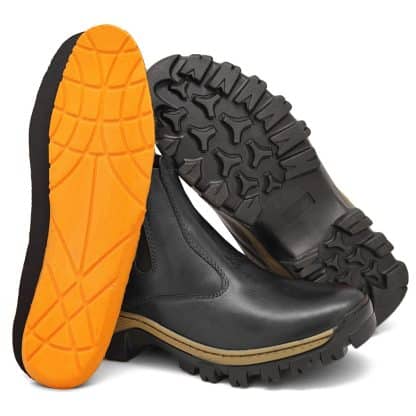 Botina Preto Liso