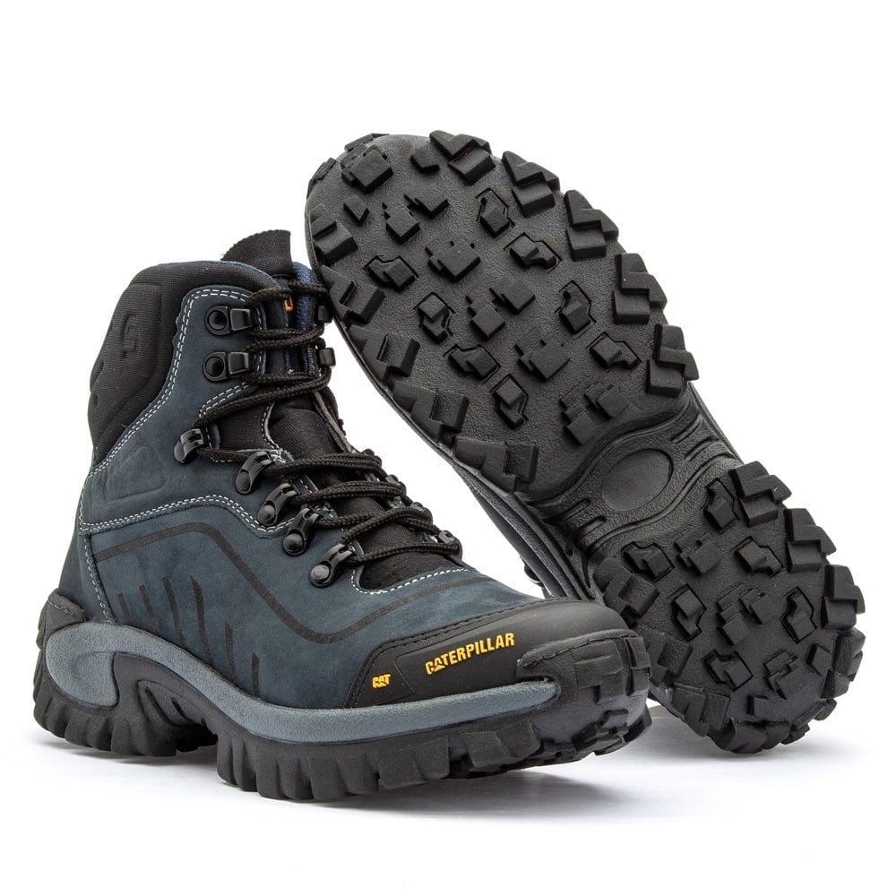 Bota  Conquest Azul Nobuck