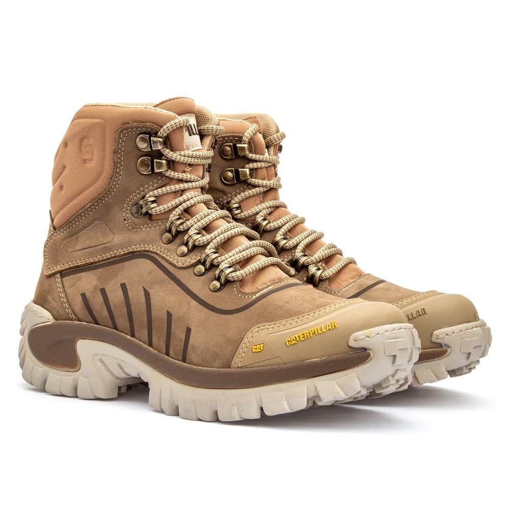 Bota Conquest Creme Nobuck
